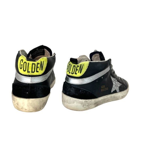 Golden Goose Black and Silver Sneakers - Picture 3 of 4